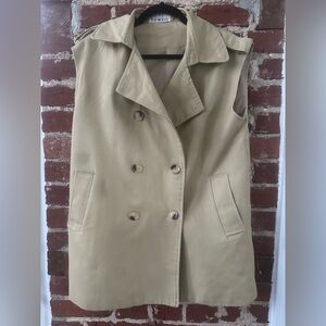 RARE Kate Hewko Oversized Sleeveless Trench